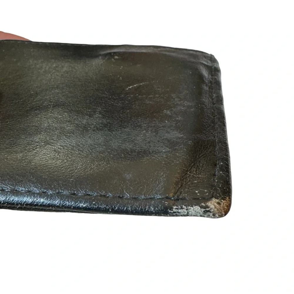 Vintage Genuine Leather Black Aged Men’s Wallet